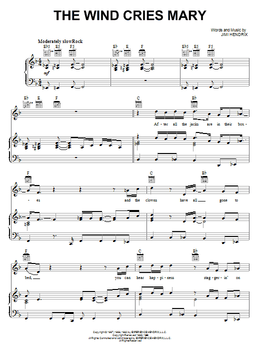 Produktbild zu: The Wind Cries Mary