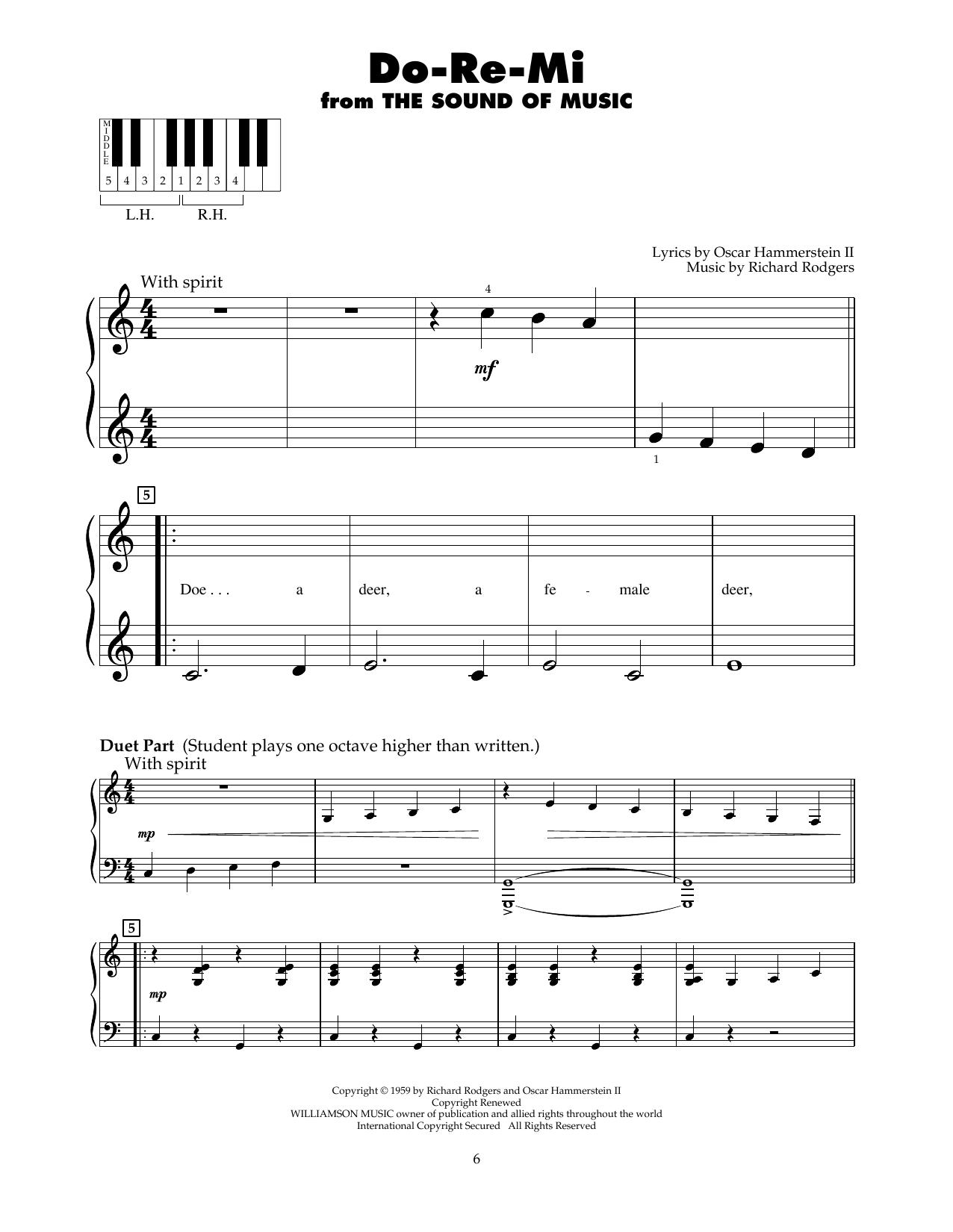 Product gallery: Page 1 of 1 Do-Re-Mi (from The Sound Of Music), Rodgers & Hammerstein