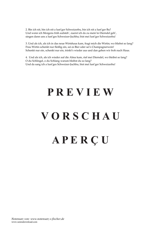 Product gallery: Page 3 of 3 Der Schweizerbu , , Piano and Voice