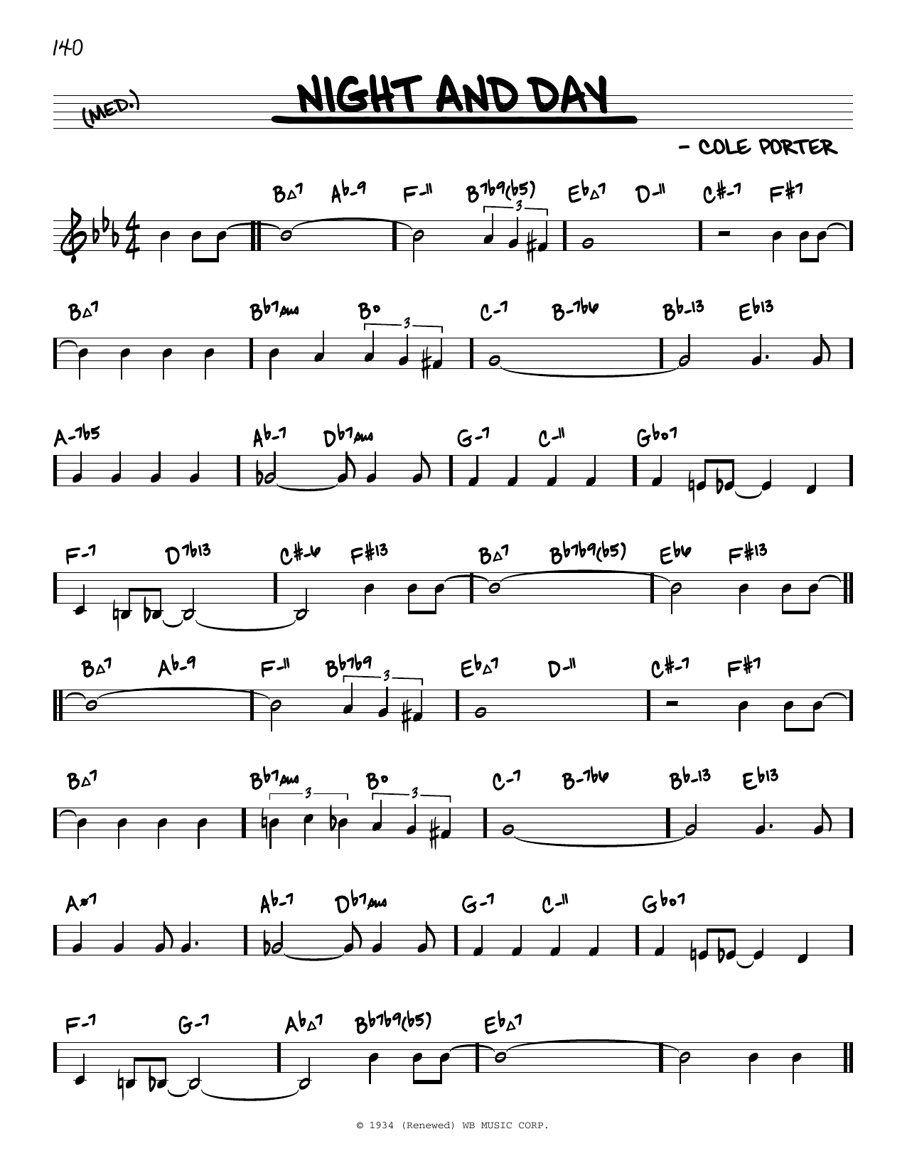 Product picture to: Night And Day (arr. David Hazeltine)