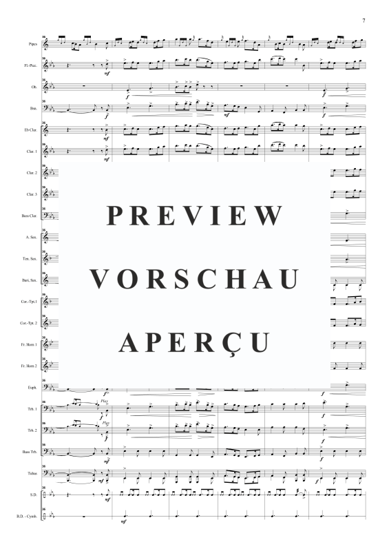 Produktgalerie: Seite 10 von 11 St. Patricks Day (band and optional bagpipes), , Concert Band und Dudelsack Solo