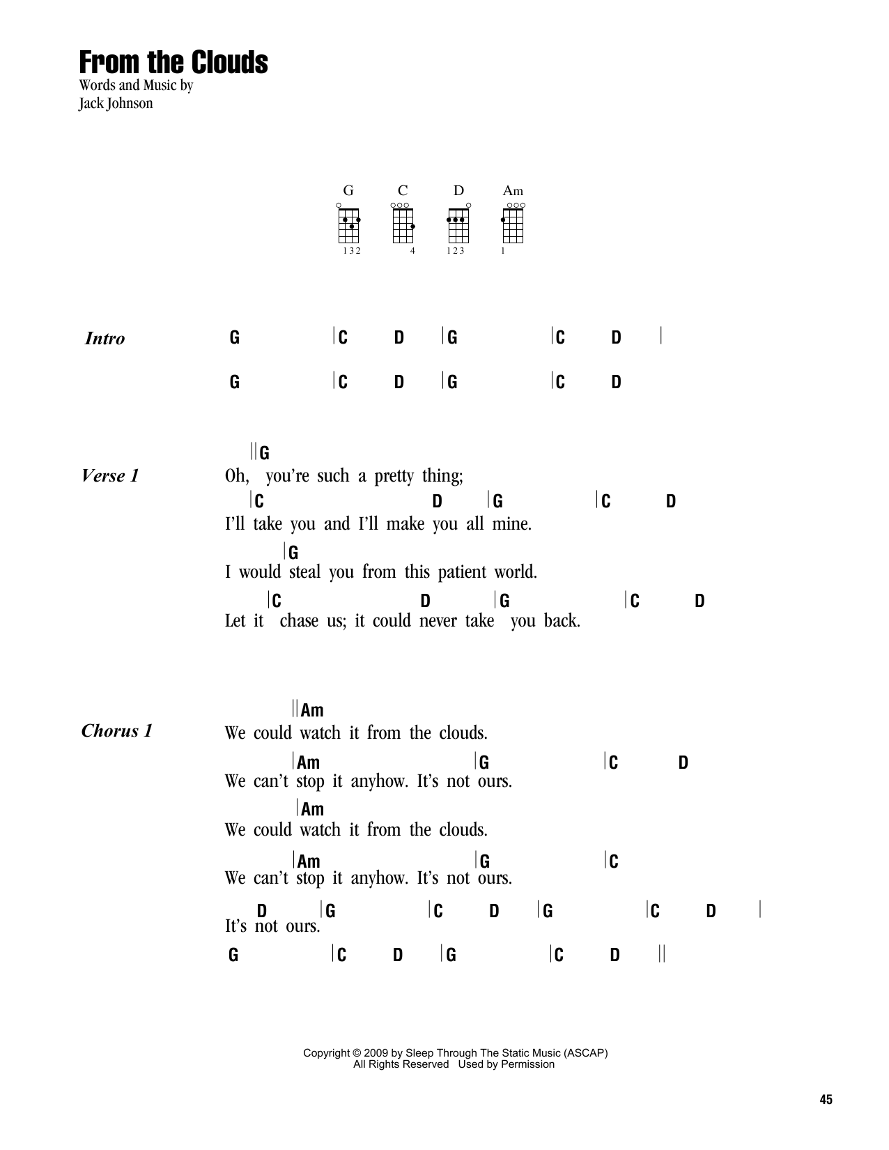 Product gallery: Page 1 of 1 From The Clouds, Jack Johnson