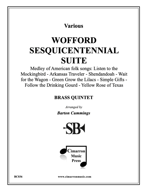 Produktbild zu: Wofford Sesquicentennial SuiteVerschiedene