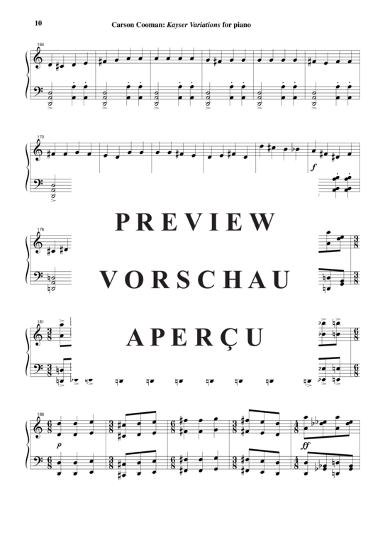 Product gallery: Page 11 of 14 Kayser Variations , , Piano Solo