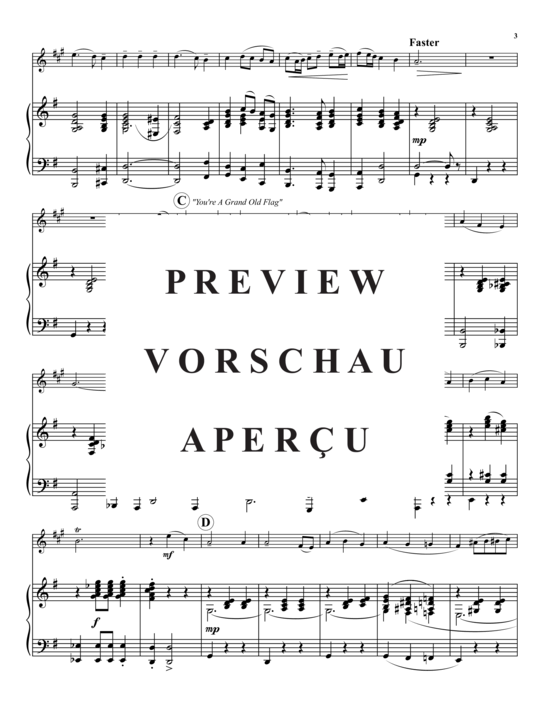 Produktgalerie: Seite 4 von 9 America, Of Thee I Sing , , (Trompete in B + Klavier)