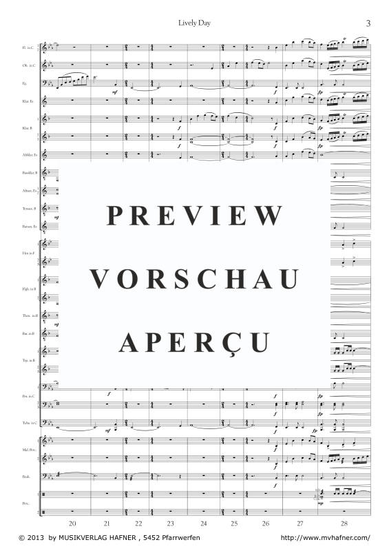 Product gallery: Page 8 of 11 Lively Day, , (large wind orchestra)