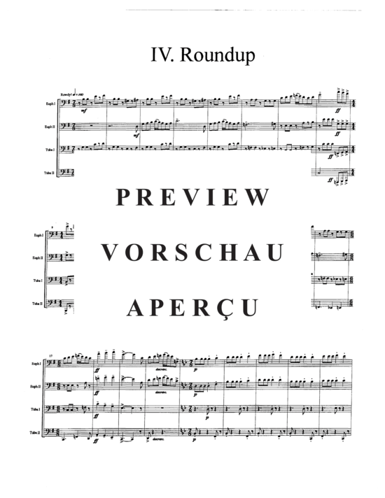 Product gallery: Page 11 of 21 Prairie Suite , , (Tuba Quartett EETT)