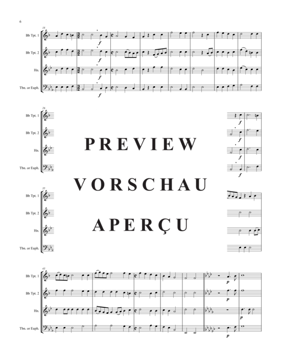 Produktgalerie: Seite 7 von 21 3 Early American Shaped Note Anthems, , (2xTrompete in B, Horn in F, Posaune)