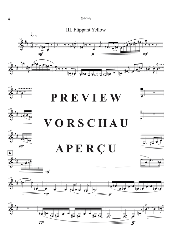 Product gallery: Page 37 of 44 Color´tudes - Five Attitudinal Colors , , (bass clarinet + piano)