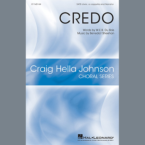 cover: Credo, Benedict Sheehan