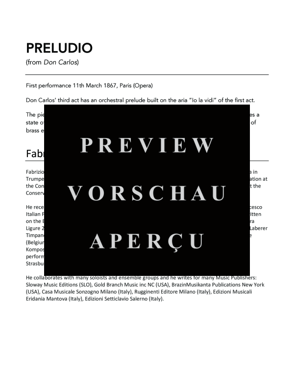 Produktgalerie: Seite 4 von 11 Preludio, , (Brass Ensemble)