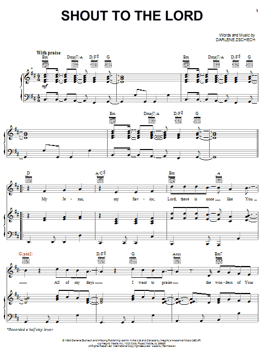 Produktgalerie: Seite 1 von 1 Shout To The Lord, Lincoln Brewster, Gesang, Gitarre, Klavier