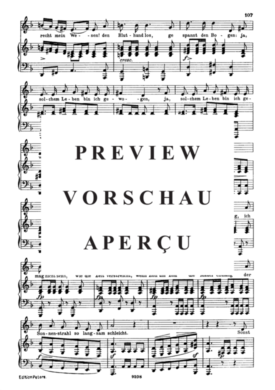 Product gallery: Page 3 of 5 Lied des gefangenen Jäger's D.843, , High Voice and Piano