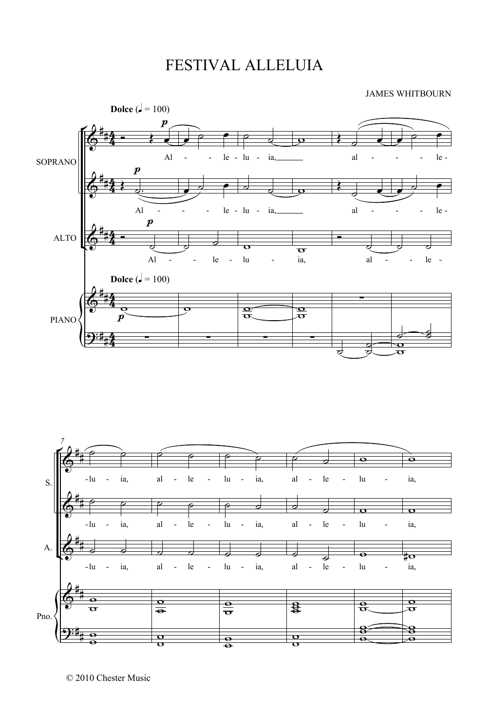 Produktgalerie: Seite 1 von 1 Festival Alleluia, James Whitbourn, Chor