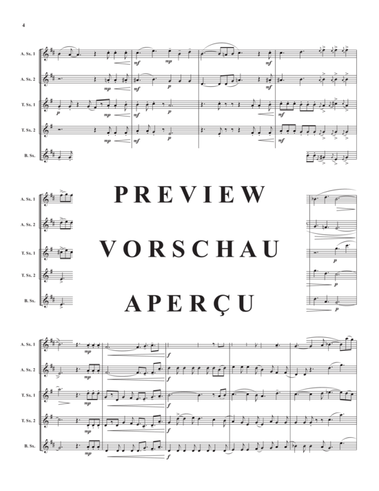 Product gallery: Page 6 of 17 Whisper Me Your Dreams , , (Saxophone Quintet AATTB)