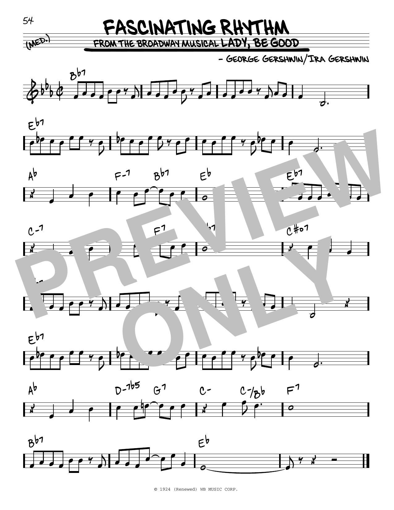 Produktgalerie: Seite 1 von 1 Fascinating Rhythm, George Gershwin