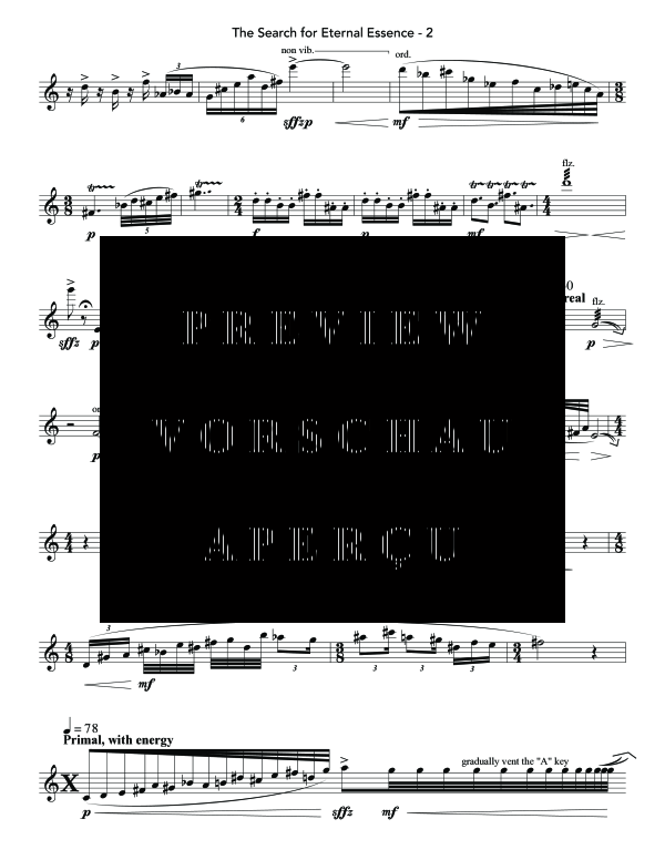 Product gallery: Page 7 of 10 Search for Eternal Essence, The, , (flute solo)