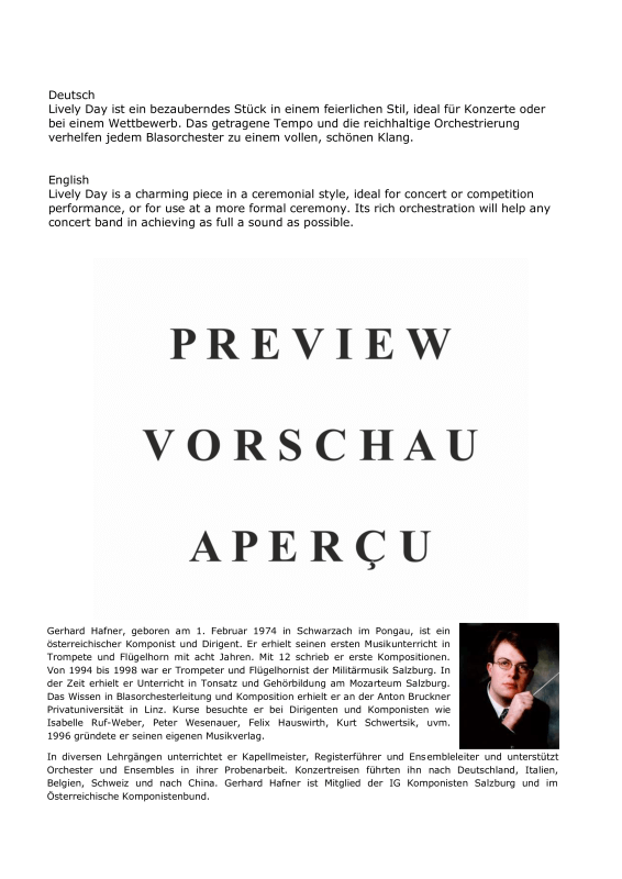 Product gallery: Page 5 of 11 Lively Day, , (large wind orchestra)