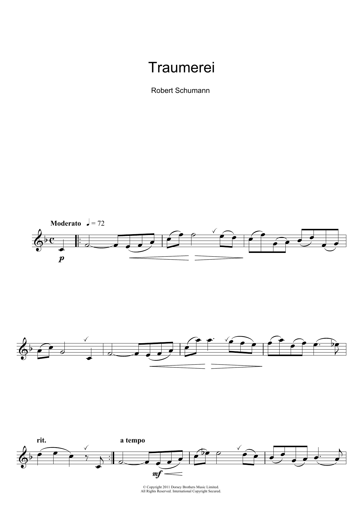 Product gallery: Page 1 of 1 Traumerei Op.15 No.7, Robert Schumann