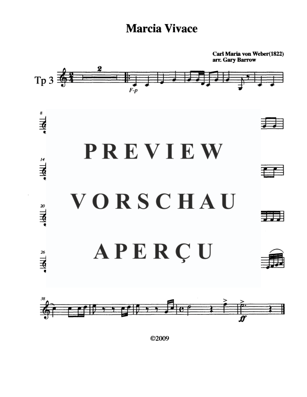 Produktgalerie: Seite 8 von 11 Marcia Vivace, , Posaunenchor 12-stimmig