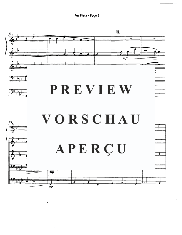 Produktgalerie: Seite 4 von 11 Per Pieta, , Blechbläser Quintett