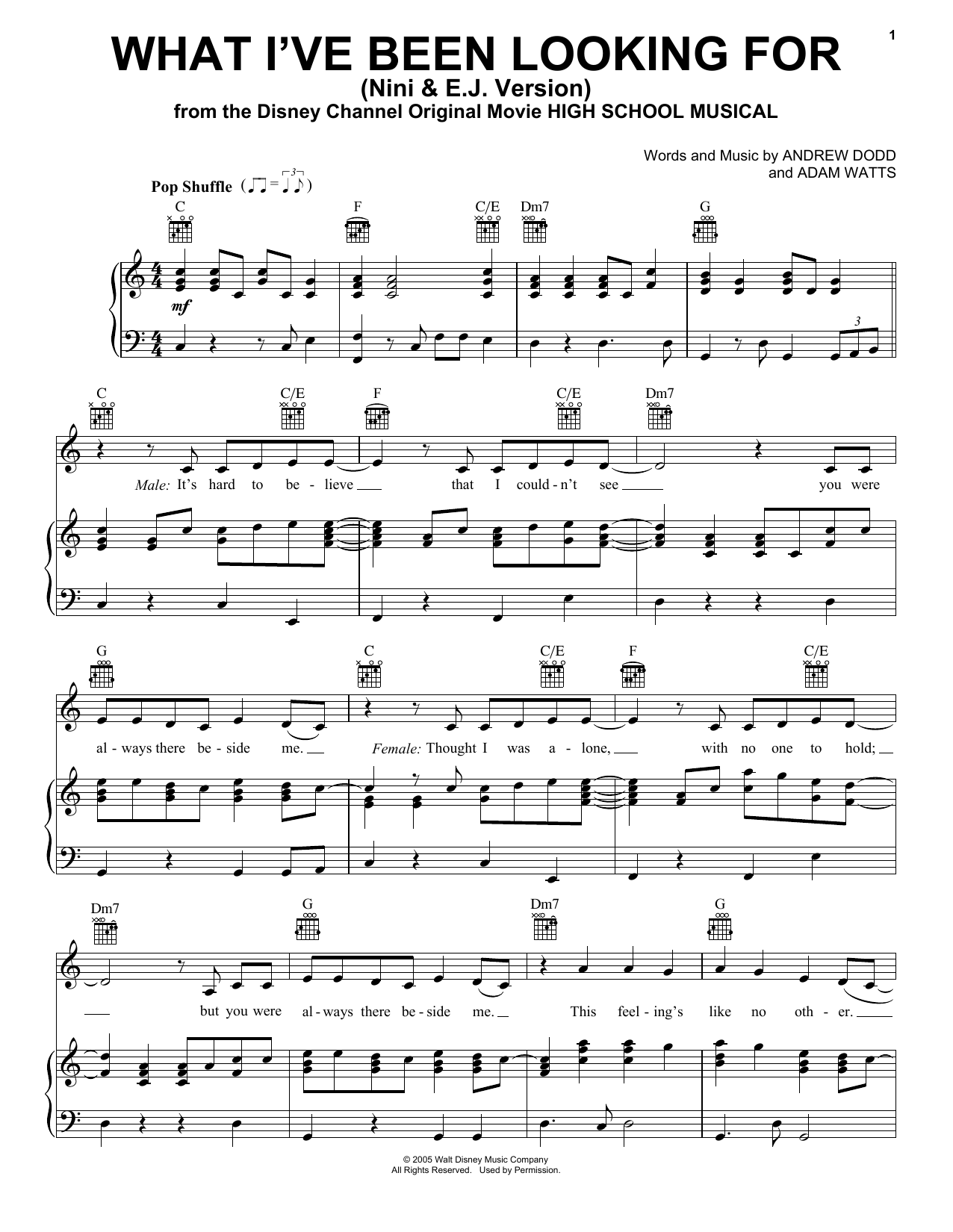 Product picture to: What I've Been Looking For (from High School Musical: The Musical: The Series)