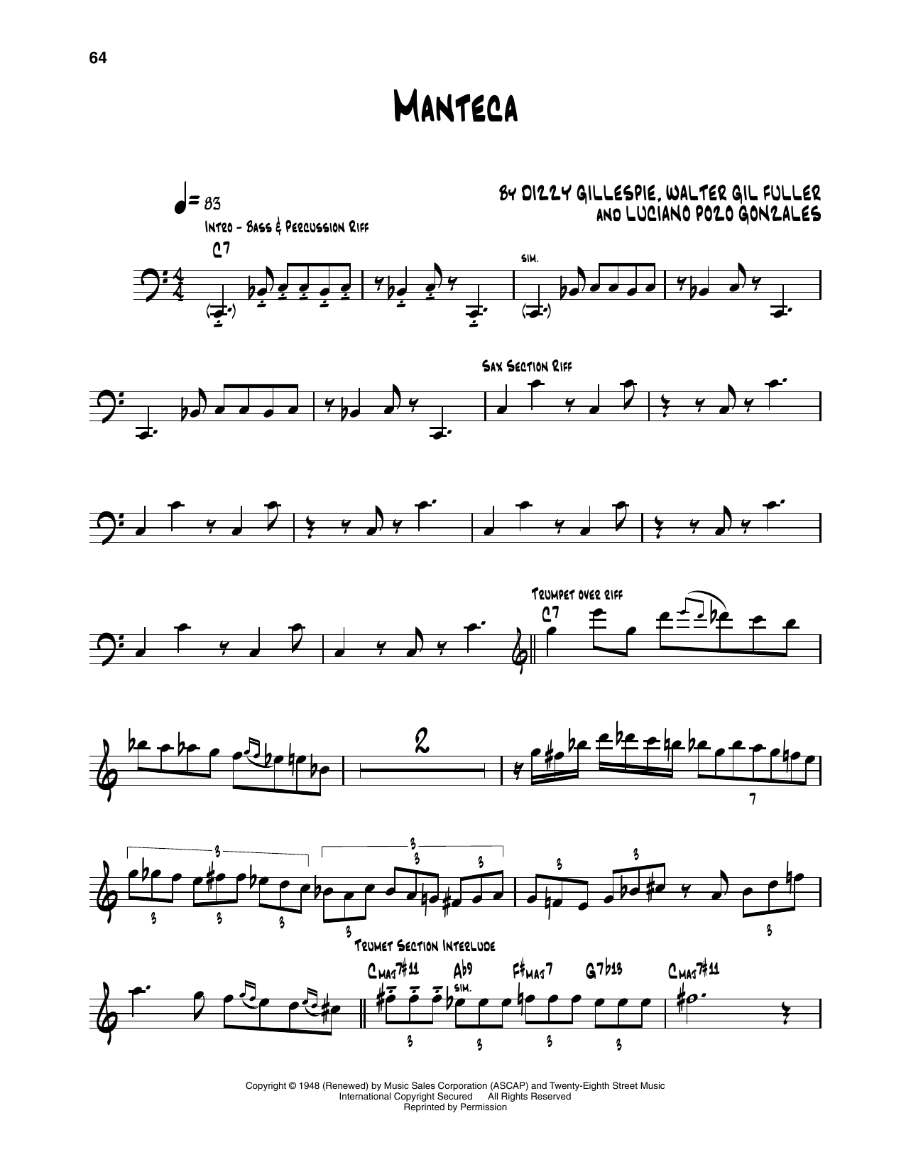 Produktgalerie: Seite 1 von 1 Manteca, Dizzy Gillespie, Trompete