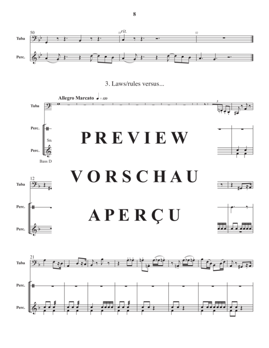 Product gallery: Page 10 of 21 Moral Dilemmas , , (Duet for tuba + percussion)