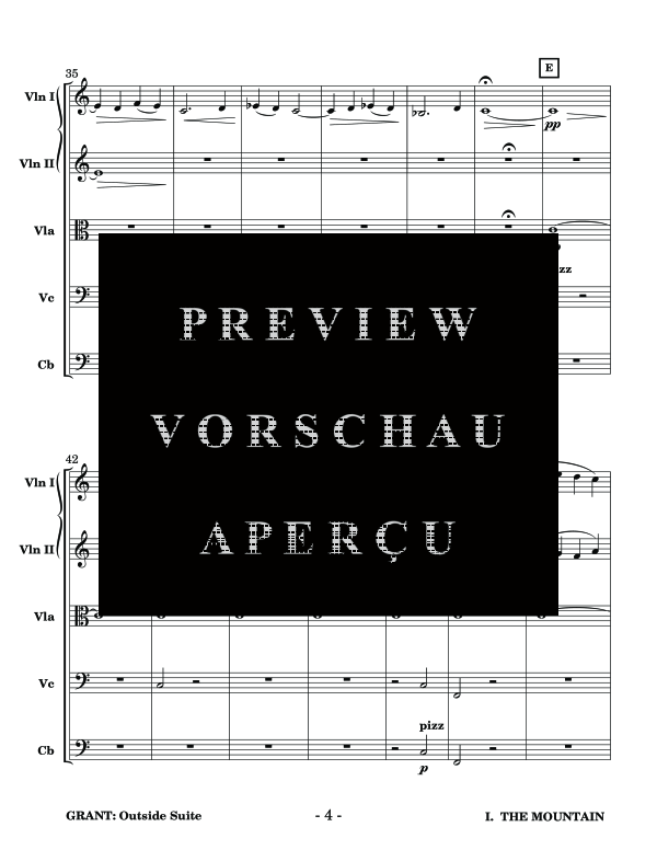 Produktgalerie: Seite 8 von 11 Outside Suite for String Orchestra , , (Streichorchester)