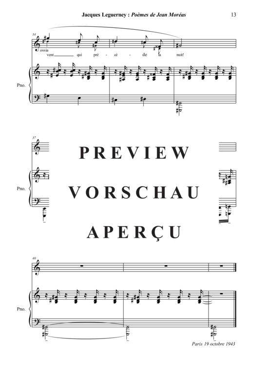 Product gallery: Page 18 of 18 Heureux qui, comme Ul-ysse , , (voice + piano)