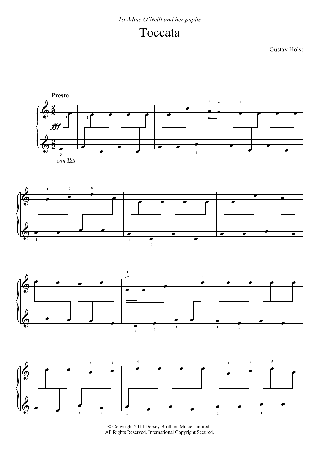 Produktbild zu: Toccata On A Northumbrian Tune