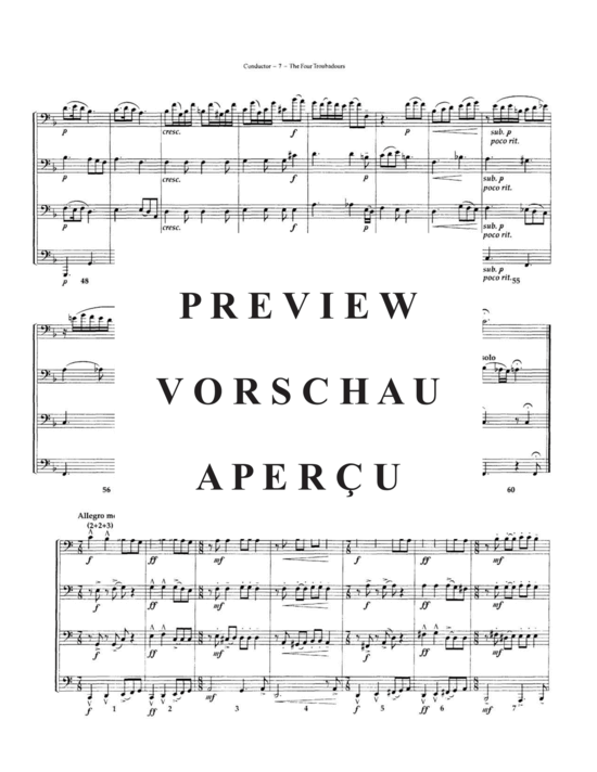 Product gallery: Page 11 of 21 The Four Troubadours , , (Tuba Quartett EETT)