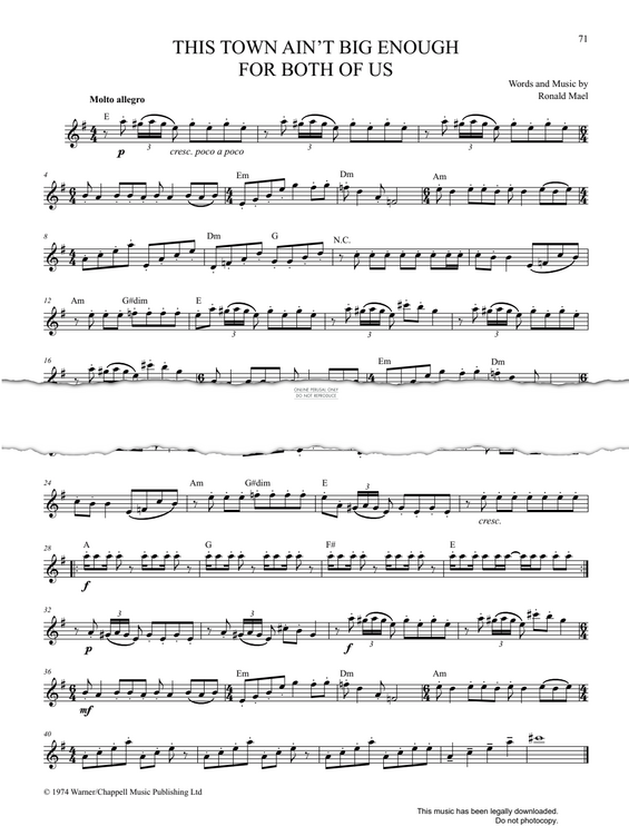 Product gallery: Page 1 of 1 This Town Ain't Big Enough For Both Of Us, Ronald Mael