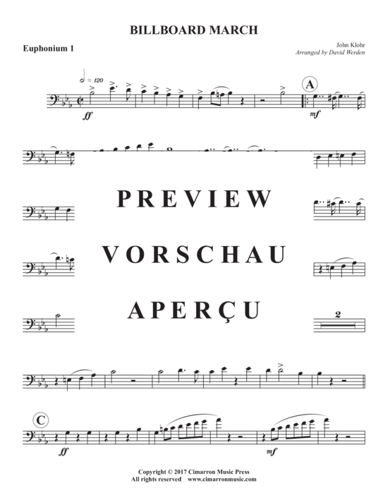 Product gallery: Page 7 of 18 Billboard March , , (Tuba Quartet)