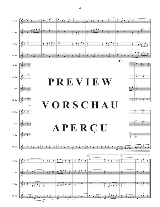 Product gallery: Page 6 of 14 Panama Pacific , , (Saxophone Quartet SATB)