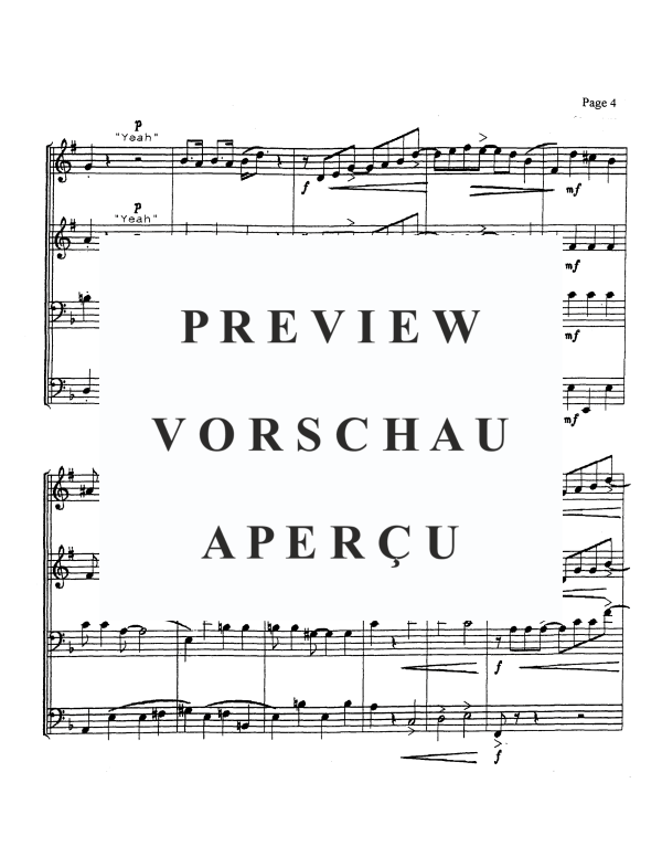 Produktgalerie: Seite 6 von 11 The Chevy Chase, , Blechbläser Quartett