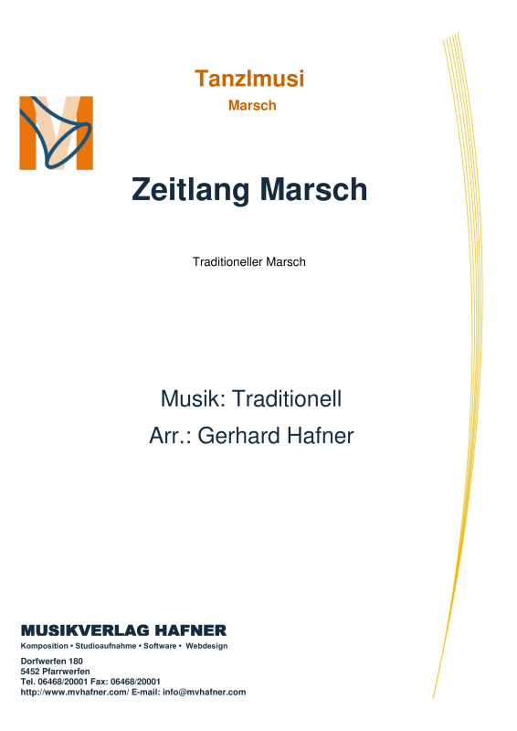 Product picture to: Zeitlang MarschTraditional