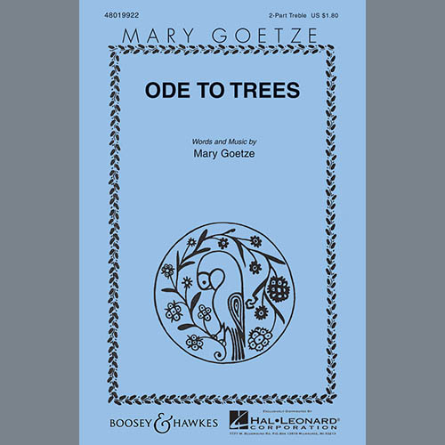 cover: Ode To Trees, Mary Goetze