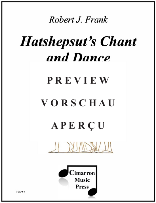 gallery: Hatshepsut´s Chant and Dance , , (Fagott und Klavier)