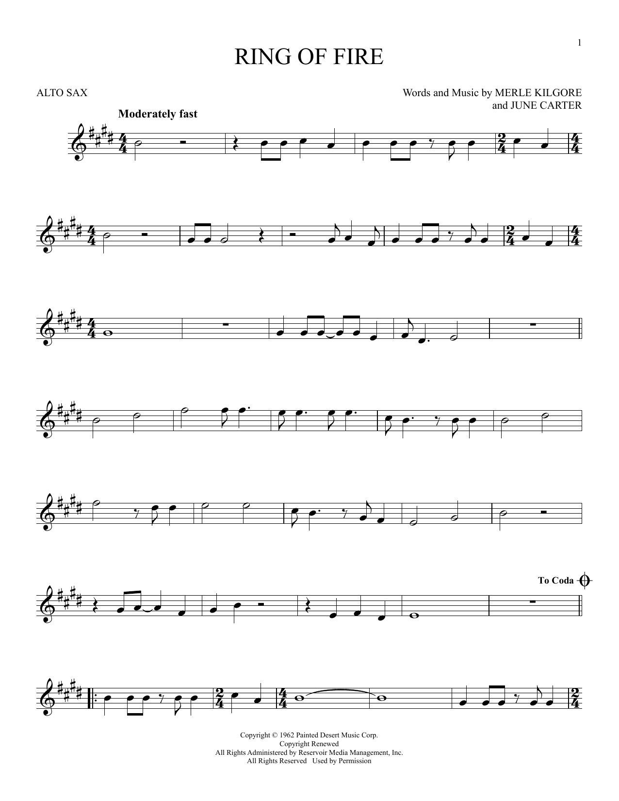 Product gallery: Page 1 of 1 Ring Of Fire, Johnny Cash