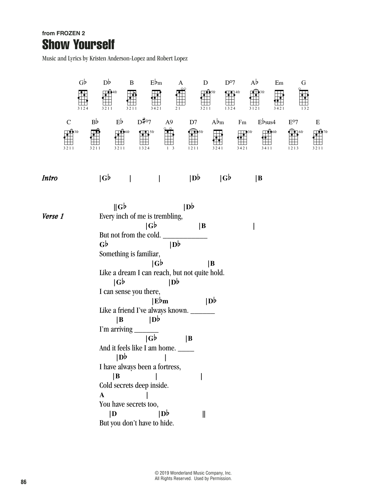 Produktbild zu:  Show Yourself (from Disney's Frozen 2) - Idina Menzel and Evan Rachel Wood