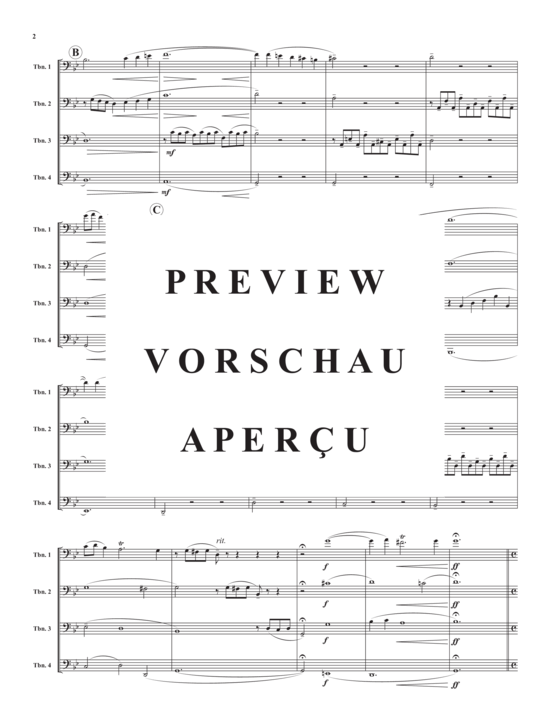 Product gallery: Page 4 of 14 Prelude and Fugue in g minor , , (Trombone Quartet)