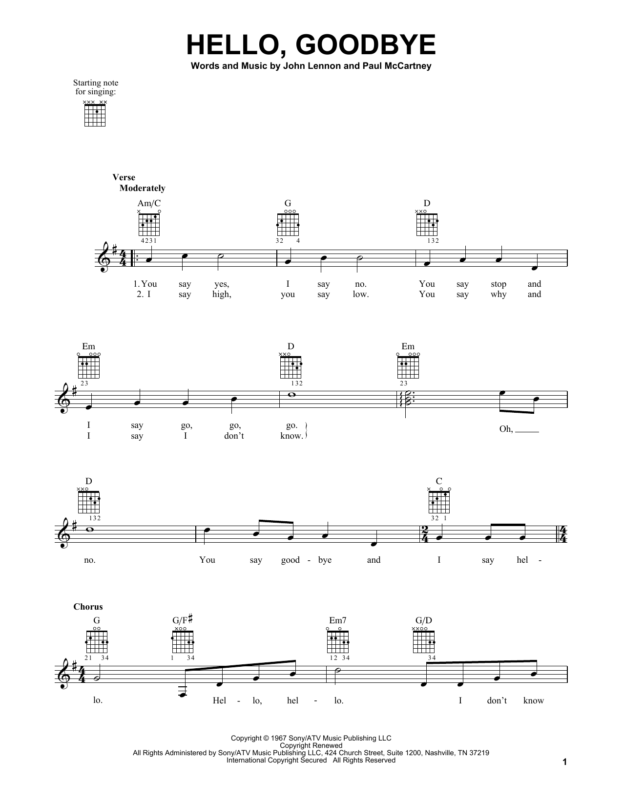 Produktbild zu: Hello, Goodbye