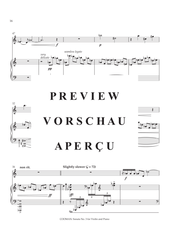 Product gallery: Page 17 of 21 Sonata no. III for violin and piano , , (violin + piano)