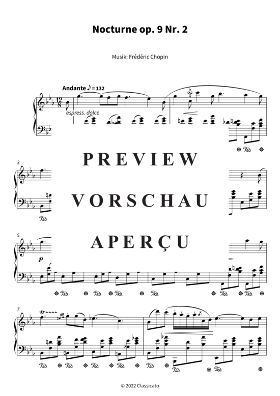 gallery: Nocturne op. 9 Nr. 2 , , (Klavier Solo)