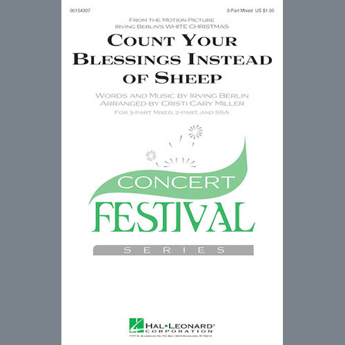 Produktbild zu: Count Your Blessings Instead Of Sheep (arr. Cristi Cary Miller)