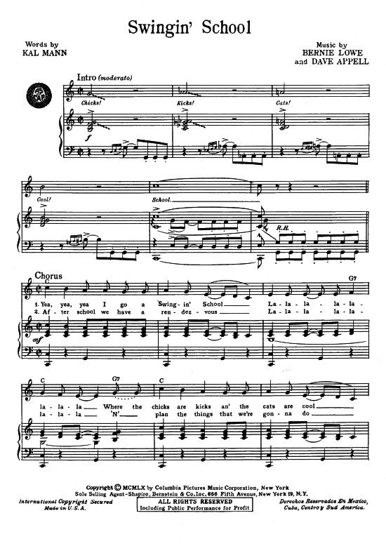 Produktbild zu: Swingin' School Popular Standard