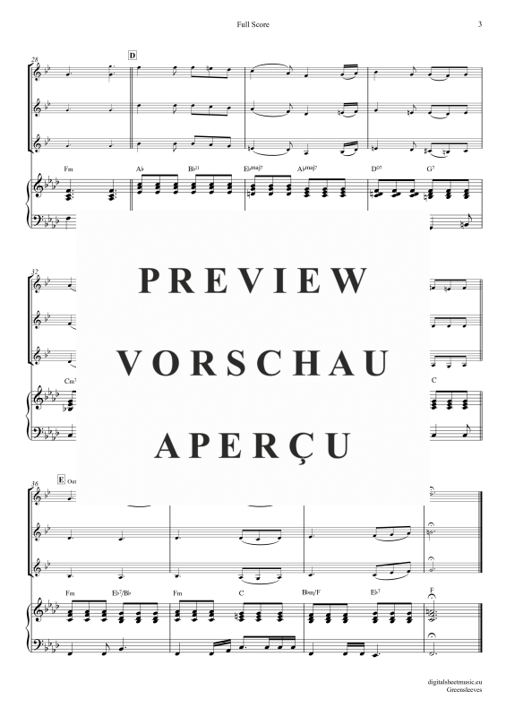 Product gallery: Page 4 of 11 Greensleeves, Simoni, Edward, (Klarinetten Trio + Klavier)