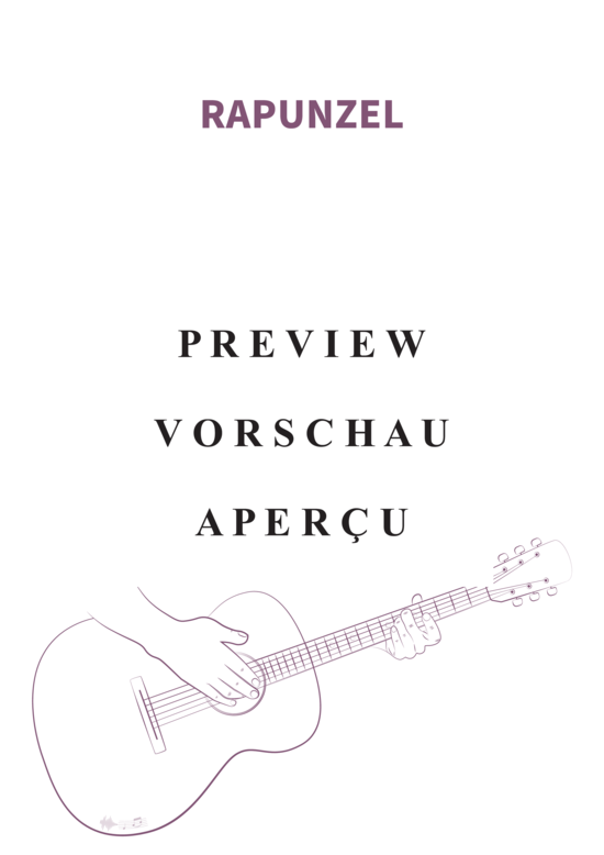 gallery: Rapunzel, Yvaine, Vocal and Chords Leadsheet