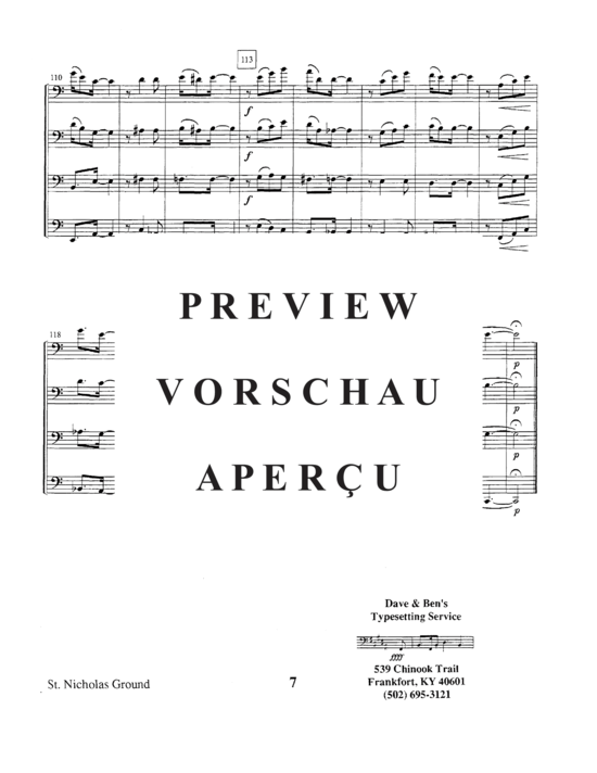 Product gallery: Page 9 of 21 St. Nicholas Ground , , (Tuba Quartett EETT)